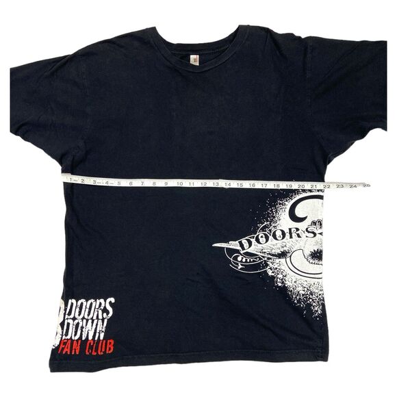 Three 3 Doors Down Fan Club Anvil Tee Shirt Band Size XL - Picture 6 of 12